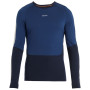 Herren-Funktionsshirt Icebreaker M Mer 200 Sonebula LS Crewe 2023 dunkelblau Mid Nvy/Royal Nvy/Snow/Cb