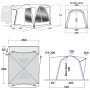 Vorzelt Outwell Milestone Shade Air