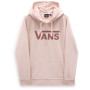 Damen-Sweatshirt Vans WM DROP V LOGO HOODIE-B rosa SEPIA ROSE