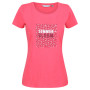 Damen-T-Shirt Regatta Womens Breezed II rosa Tropicl Pink