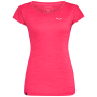Damen-T-Shirt Salewa Puez Melange Dry W S/S Tee
