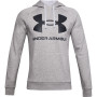 Herren-Sweatshirt Under Armour Rival Fleece Big Logo HD grau ModGrayLightHeather//Black