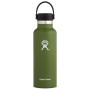 Thermoflasche Hydro Flask Standard Mouth 18 oz dunkelgrün Olive