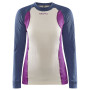 Damen-Funktionsshirt Craft Active Extreme X LS weiß/rosa/blau Flow-Cassius