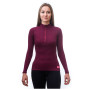 Damen-Funktionsshirt Sensor Merino DF mit Reißverschluss