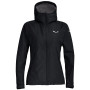 Damenjacke Salewa Puez PTX 2L W JKT schwarz Blackout