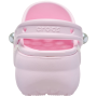 Damenpantoffeln Crocs Classic Platform Pearl Clog