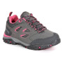 Kinderschuhe Regatta Holcombe Low Jnr grau/rosa Steel/Tulip