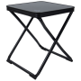 Campinghocker Bo-Camp Stool + Table-top black
