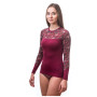 Damen-T-Shirt Sensor Merino Impress, dl.rukáv