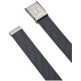 Gürtel Under Armour M's Webbing Belt dunkelgrau Pitch Gray / Midnight Navy / Silver