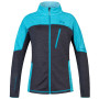 Damen-Sweatshirt Hannah Meda schwarz/blau clearwater/anthracite mel