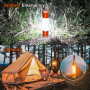 Aufladbare Taschenlampe Solight LED-Handtaschenlampe mit Campinglaterne
