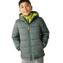 Kinder Winterjacke Regatta Junior Hooded Marizion Dark Forrest Green khaki Dark Forrest (Wild Lime)