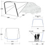 Aufblasbares Busvorzelt Outwell Touring Canopy Air
