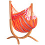 Schaukelstuhl mit Ständer La Siesta Udine Outdoor rot/orange toucan