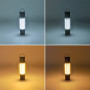 Aufladbare Taschenlampe Solight LED-Handtaschenlampe mit Campinglaterne