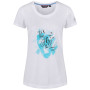 Damen-T-Shirt Regatta Filandra III CL weiß White/Silver