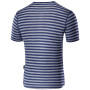 Herren-T-Shirt Zulu Merino 160 Short Stripes