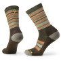 Socken Smartwool Everyday Regarita Crew Socks 2023 grün/grau Military Olive
