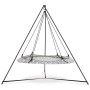 Schaukel Hamaka.eu Hangout Pod SET schwarz/weiß mandala