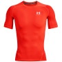 Herren-Funktionsshirt Under Armour HG Armour Comp SS rot/weiß Bolt Red / / White