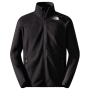 Herren-Sweatshirt The North Face M 100 Glacier Full Zip 2023 schwarz TNF BLACK