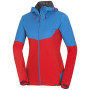 Damenjacke Northfinder Qesta blau/rot Bluered