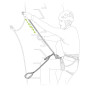 Klettersteigbremse Petzl Scorpio Vertigo SW