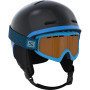 Kinder Skihelm Salomon Grom schwarz Black