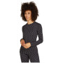 Damen-T-Shirt Icebreaker W Mer 260 Vertex LS Crewe On-Piste