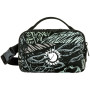 Umhängetasche Fjällräven Kånken Art Hip Pack schwarz/blau Woodlands