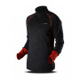 Herren-Sweatshirt Trimm Clinic grau/orange grey melange/ orange