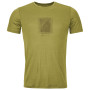 Herren-T-Shirt Ortovox 120 Cool Tec Mtn Cut Ts M grün sweet alison