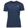 Herren-T-Shirt Black Diamond Piolet SS Tee blau Ink Blue