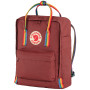 Rucksack Fjällräven Kånken Rainbow rot Ox Red-Rainbow Pattern