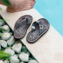 Herren Flip-Flops Gumbies Cool Grey