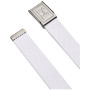 Gürtel Under Armour M's Webbing Belt weiß White / Halo Gray / Silver