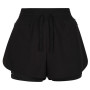 Damenshorts Regatta Hilston Shorts schwarz Black