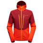 Herren-Sweatshirt La Sportiva Session Tech Hoody M orange/weinfarbe Cherry Tomato/Sangria