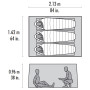 Ultraleichtes Zelt MSR Thru-Hiker Mesh House 3 V2