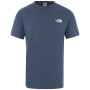 Herren-T-Shirt The North Face Simple Dome Tee blau/weiß EuBlueWingTeal