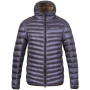 Herren-Daunenjacke Hannah Arden grau/schwarz asphalt stripe II