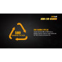 Wiederaufladbare Batterien Fenix 18650 3500 mAh USB Li-ion