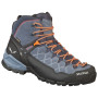 Herrenschuhe Salewa MS Alp Trainer MID GTX grau/schwarz OmbreBlue/FluoOrange