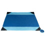 Picknickdecke Ticket to the Moon Beach Blanket blau royal blue/light blue