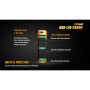 Wiederaufladbare Batterien Fenix 18650 2600 mAh USB Li-ion