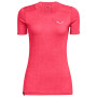 Damen-T-Shirt Salewa Puez Graphic 2 Dry W S/S Tee rosa 1535 rouge red melange