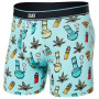 Boxershorts Saxx Daytripper Boxer Brief Fly hellblau best buds-aqua splash