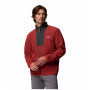 Herren-Sweatshirt Columbia Sequoia Grove™ Ii Fz Fleece rot Red Oxide, Shark